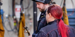 Personer som arbetar